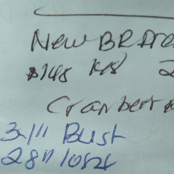 New $148 Banana Republic Cranberry Stretch Silk Grecian Goddess Dress 2 XS - Picture 7 of 8